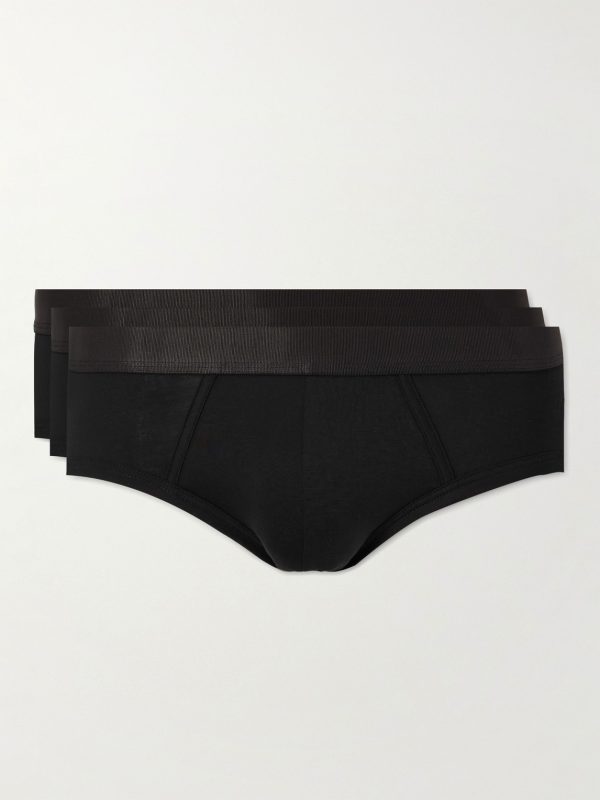 Three-Pack Stretch-Lyocell Briefs