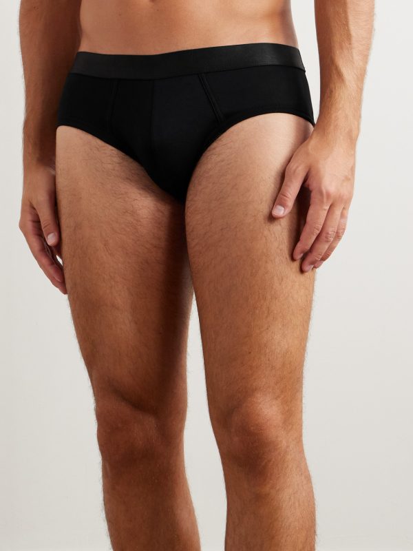 Three-Pack Stretch-Lyocell Briefs - OU