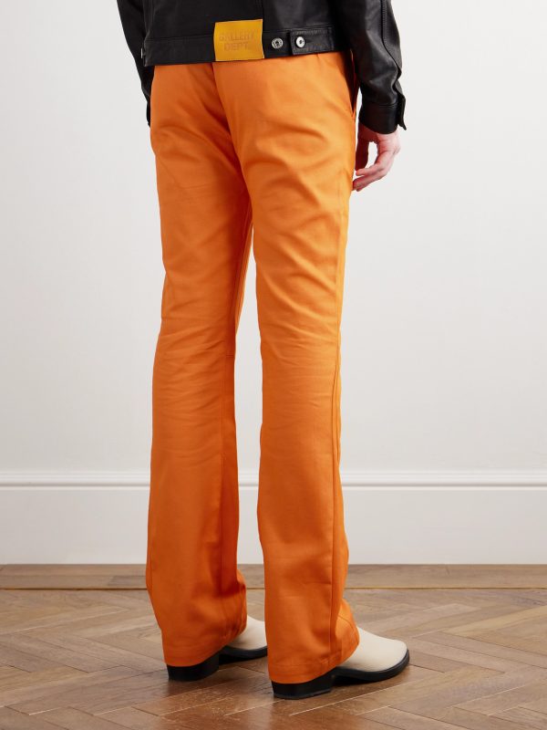 Flared Cotton-Twill Chinos - BK