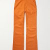 Flared Cotton-Twill Chinos