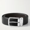 3.5cm Reversible Full-Grain Leather Belt