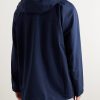 + Houdini Logo-Embroidered Wool-Shell Hooded Jacket - BK + Houdini Logo-Embroidered Wool-Shell Hooded Jacket - BK