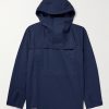 + Houdini Logo-Embroidered Wool-Shell Hooded Jacket + Houdini Logo-Embroidered Wool-Shell Hooded Jacket