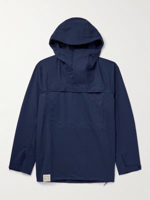 + Houdini Logo-Embroidered Wool-Shell Hooded Jacket + Houdini Logo-Embroidered Wool-Shell Hooded Jacket