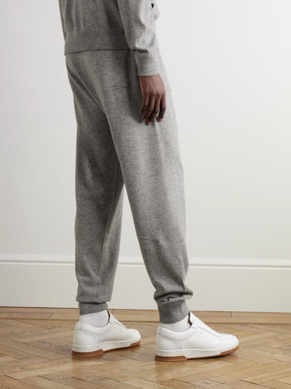 Wool and Cashmere-Blend Sweatpants - BK Wool and Cashmere-Blend Sweatpants - BK