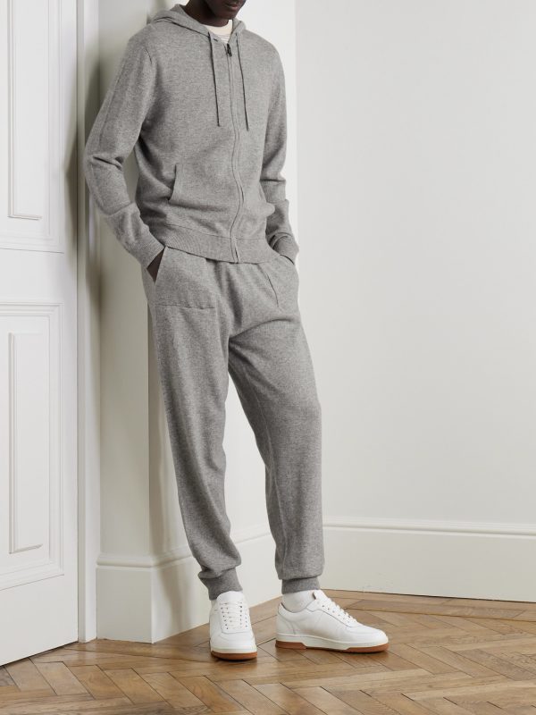 Wool and Cashmere-Blend Sweatpants - OU Wool and Cashmere-Blend Sweatpants - OU