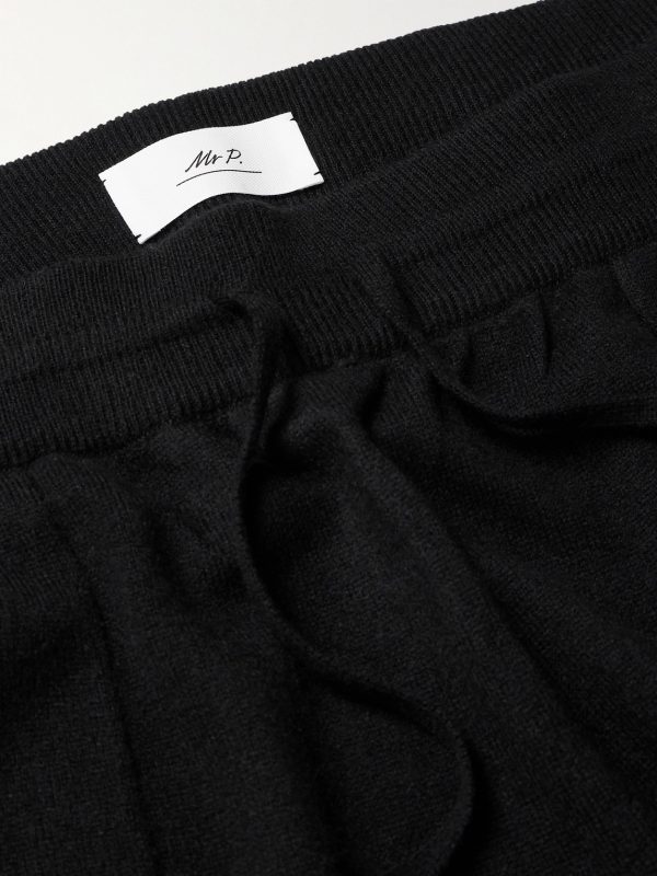 Tapered Wool and Cashmere-Blend Sweatpants - CU Tapered Wool and Cashmere-Blend Sweatpants - CU