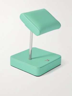 Porter Cross-Grain Vegan Leather Single Watch Stand Porter Cross-Grain Vegan Leather Single Watch Stand