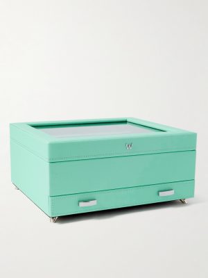 Porter Cross-Grain Vegan Leather Watch and Jewellery Box Porter Cross-Grain Vegan Leather Watch and Jewellery Box