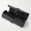Cross-Grain Glossed Vegan Leather Watch and Jewellery Roll - E1