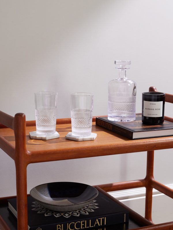 Huxley Set of Four Highball Crystal Glasses - OU Huxley Set of Four Highball Crystal Glasses - OU