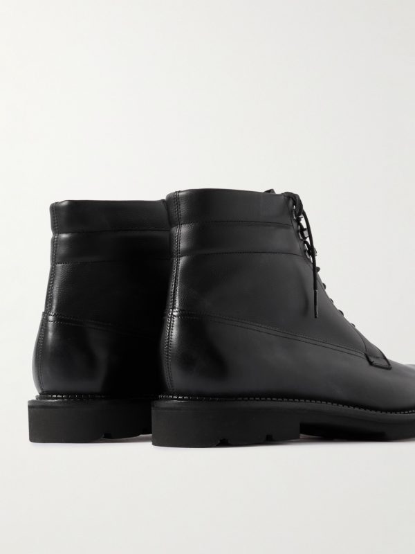 Alder Burnished-Leather Boots - BK Alder Burnished-Leather Boots - BK