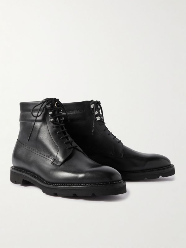 Alder Burnished-Leather Boots - FR Alder Burnished-Leather Boots - FR