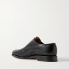 William Leather Monk-Strap Shoes - BK
