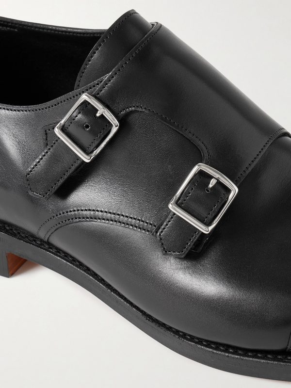 William Leather Monk-Strap Shoes - CU