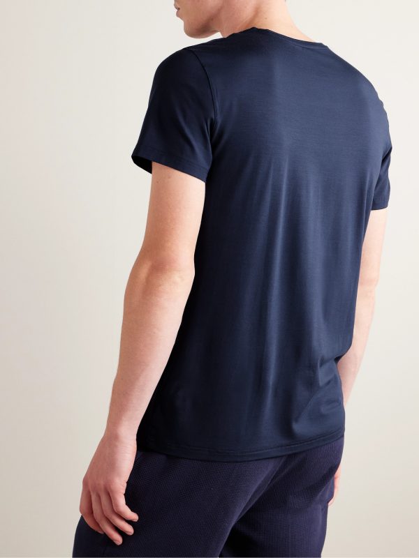 Basel Stretch Micro Modal Jersey T-Shirt - BK Basel Stretch Micro Modal Jersey T-Shirt - BK