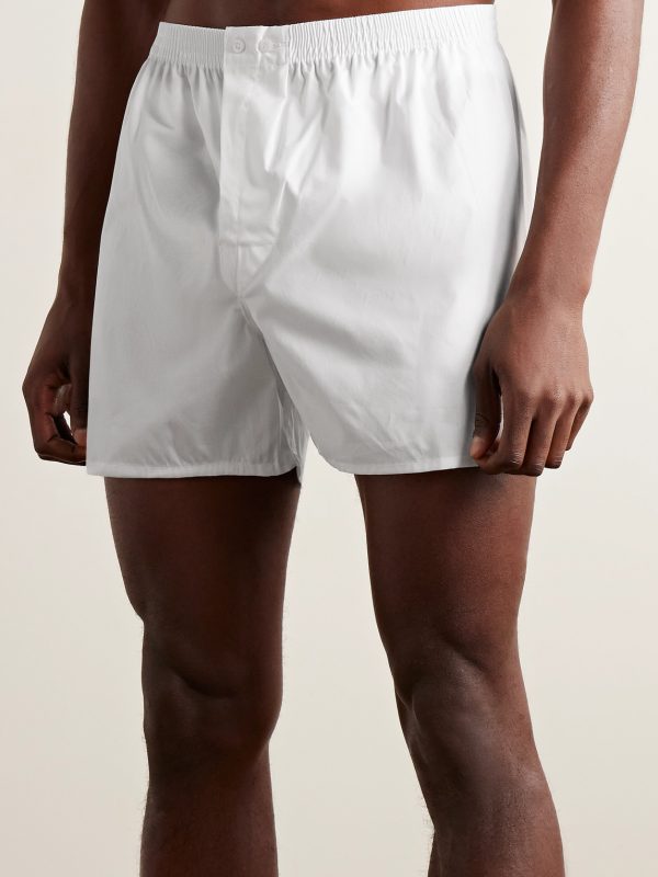 Savoy Cotton Boxer Shorts - OU Savoy Cotton Boxer Shorts - OU