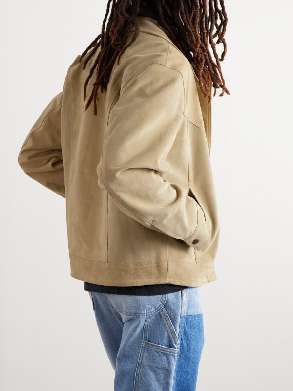 Suede Trucker Jacket - BK Suede Trucker Jacket - BK