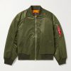 Logo-Appliquéd Nylon Bomber Jacket Logo-Appliquéd Nylon Bomber Jacket