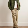 Logo-Appliquéd Nylon Bomber Jacket - OU Logo-Appliquéd Nylon Bomber Jacket - OU
