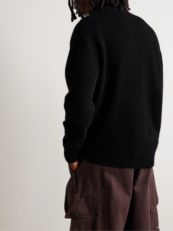 Cashmere Half-Zip Sweater - BK Cashmere Half-Zip Sweater - BK