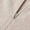 Cashmere Zip-Up Sweater - CU
