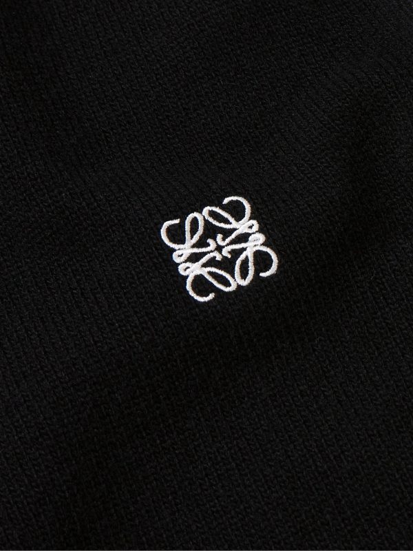 Anagram Logo-Embroidered Wool Sweater - CU Anagram Logo-Embroidered Wool Sweater - CU