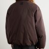 Padded Cotton-Blend Shell Bomber Jacket - BK Padded Cotton-Blend Shell Bomber Jacket - BK