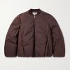 Padded Cotton-Blend Shell Bomber Jacket Padded Cotton-Blend Shell Bomber Jacket