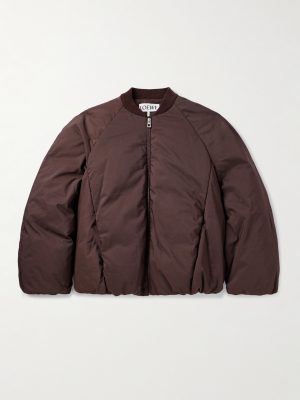 Padded Cotton-Blend Shell Bomber Jacket Padded Cotton-Blend Shell Bomber Jacket