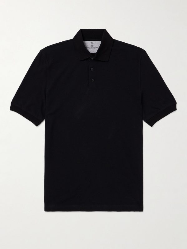 Slim-Fit Cotton-Piqué Polo Shirt Slim-Fit Cotton-Piqué Polo Shirt