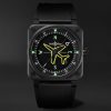 BR 03 Gyrocompass Limited Edition Automatic 41mm Ceramic and Rubber Watch, Ref. No. BR03A-CPS-CE/SRB BR 03 Gyrocompass Limited Edition Automatic 41mm Ceramic and Rubber Watch, Ref. No. BR03A-CPS-CE/SRB
