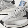 Marathon Metallic Leather-Trimmed Ripstop Sneakers - CU