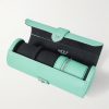 Cross-Grain Vegan Leather Watch and Jewellery Roll - E1