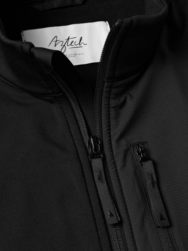 Slim-Fit Panelled Stretch-Jersey and Ripstop Zip-Up Ski Base Layer - CU Slim-Fit Panelled Stretch-Jersey and Ripstop Zip-Up Ski Base Layer - CU