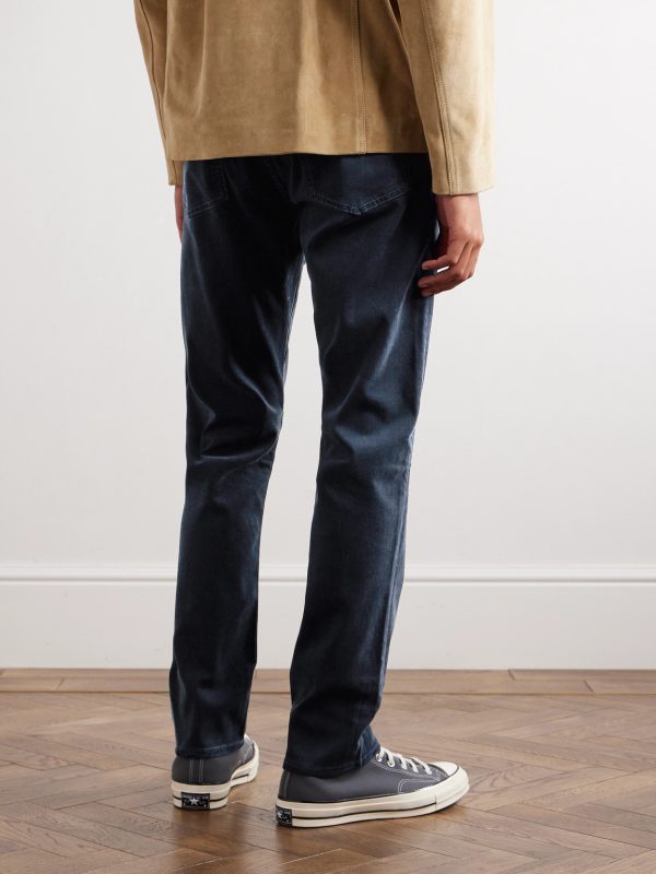 L'Homme Slim-Fit Stretch-Lyocell Trousers - BK