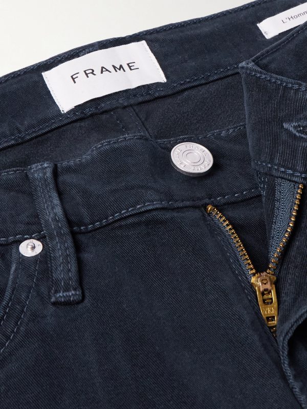 L'Homme Slim-Fit Stretch-Lyocell Trousers - E1