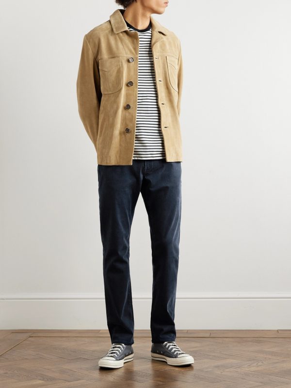 L'Homme Slim-Fit Stretch-Lyocell Trousers - OU