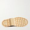 Gravel Shearling-Lined Suede Hiking Boots - E1