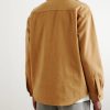 Logo-Appliquéd Brushed-Cotton Shirt - BK