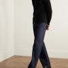 Slim-Fit Ribbed Silk and Cotton-Blend Zip-Up Cardigan - OU Slim-Fit Ribbed Silk and Cotton-Blend Zip-Up Cardigan - OU