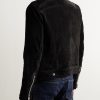 Cropped Suede Jacket - BK Cropped Suede Jacket - BK