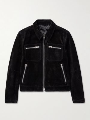 Cropped Suede Jacket
