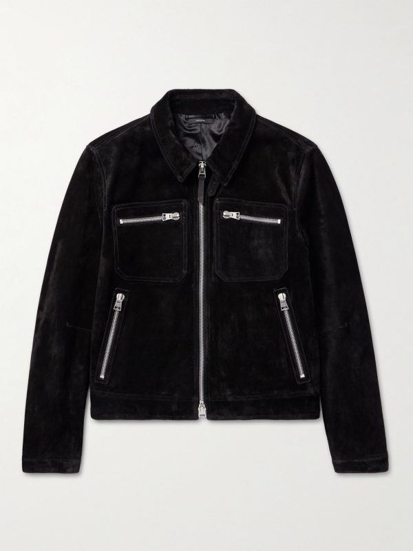 Cropped Suede Jacket Cropped Suede Jacket