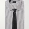 Striped Cotton-Poplin Shirt - E1 Striped Cotton-Poplin Shirt - E1