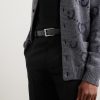 3.5cm Reversible Monogrammed Coated-Canvas and Leather Belt - FR 3.5cm Reversible Monogrammed Coated-Canvas and Leather Belt - FR