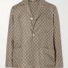 Monogrammed Silk Blazer Monogrammed Silk Blazer
