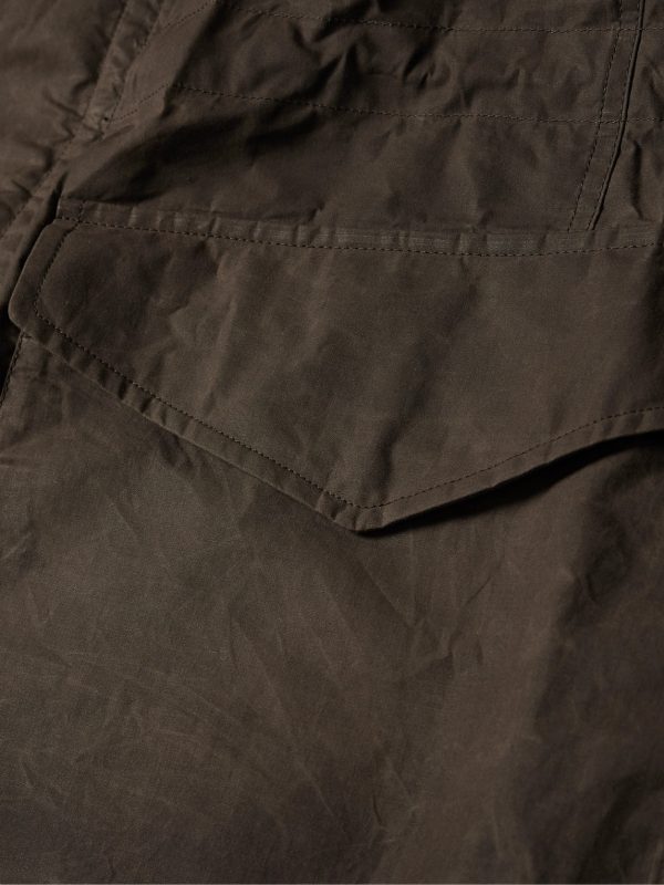 Leather-Trimmed Cotton Field Jacket - CU Leather-Trimmed Cotton Field Jacket - CU