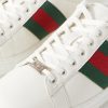 Ace Webbing-Trimmed Leather Sneakers - CU Ace Webbing-Trimmed Leather Sneakers - CU