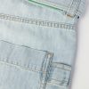 Straight-Leg Belted Denim Shorts - CU